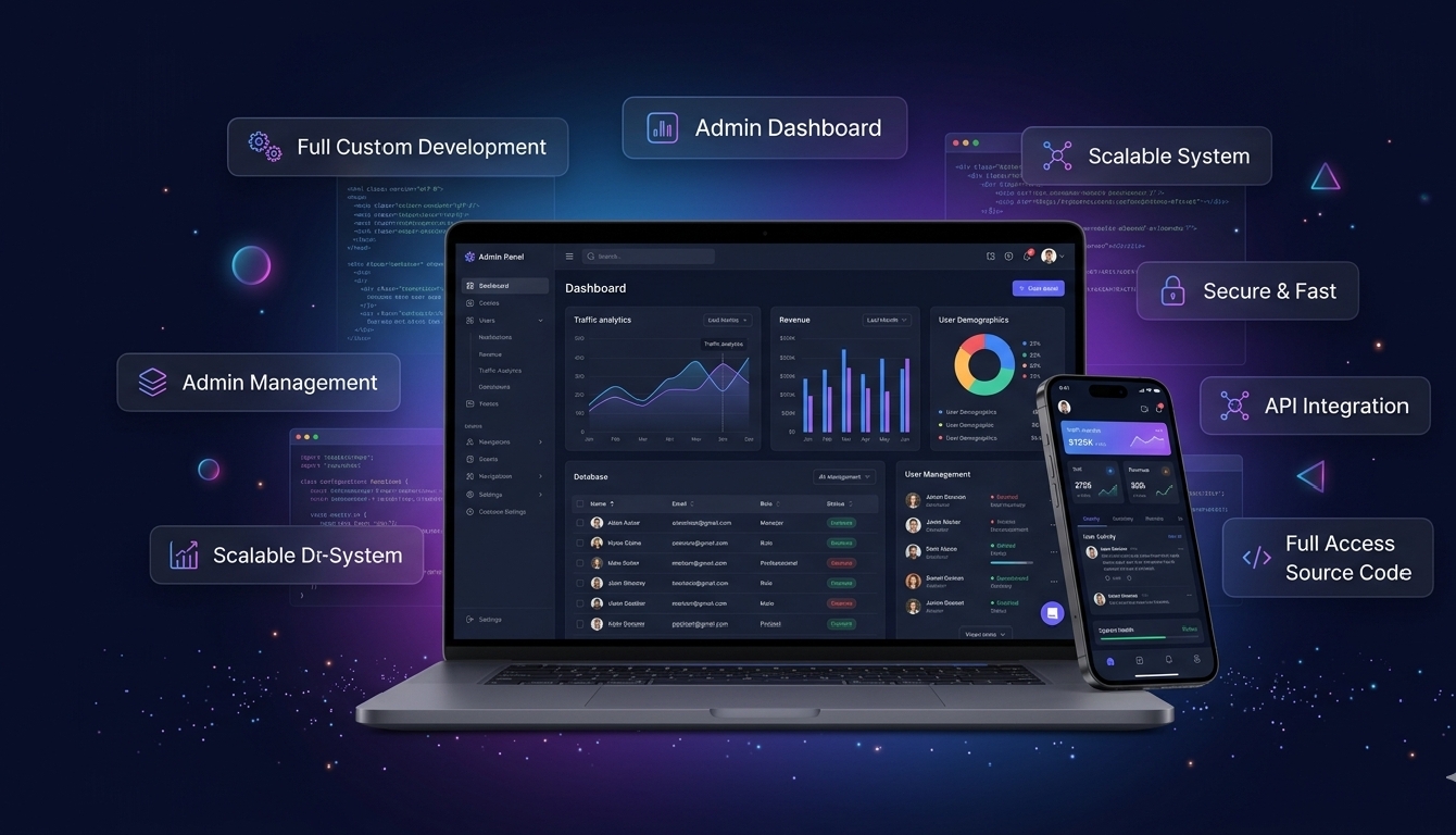 Full Access Website (Custom Development)