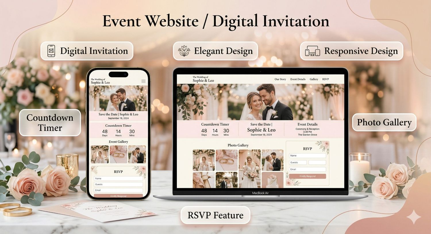 Event Website & Digital Invitation