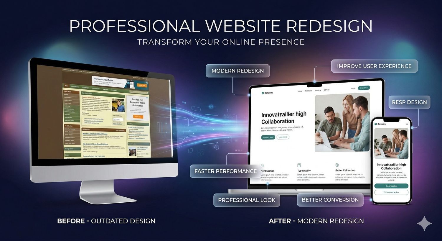 Professional Website Redesign Service