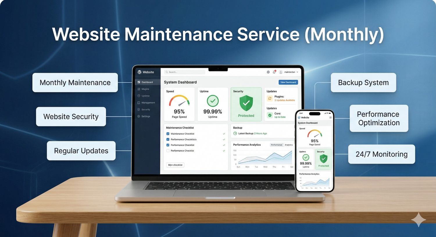 Website Maintenance Service (Monthly)